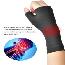 Gants de protection pour poignets - SIB - Lot de 2 - Fitness - Noir