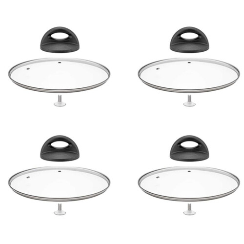 4Pcs Universal Pot Lid Replacement Knobs, Heat Resistant Pan Lid Holding Handles