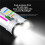 SMILING  USB Rechargeable Flashlight Zoomable Focus with Battery Indicator IPX5 Waterproof Camping Emergency 5