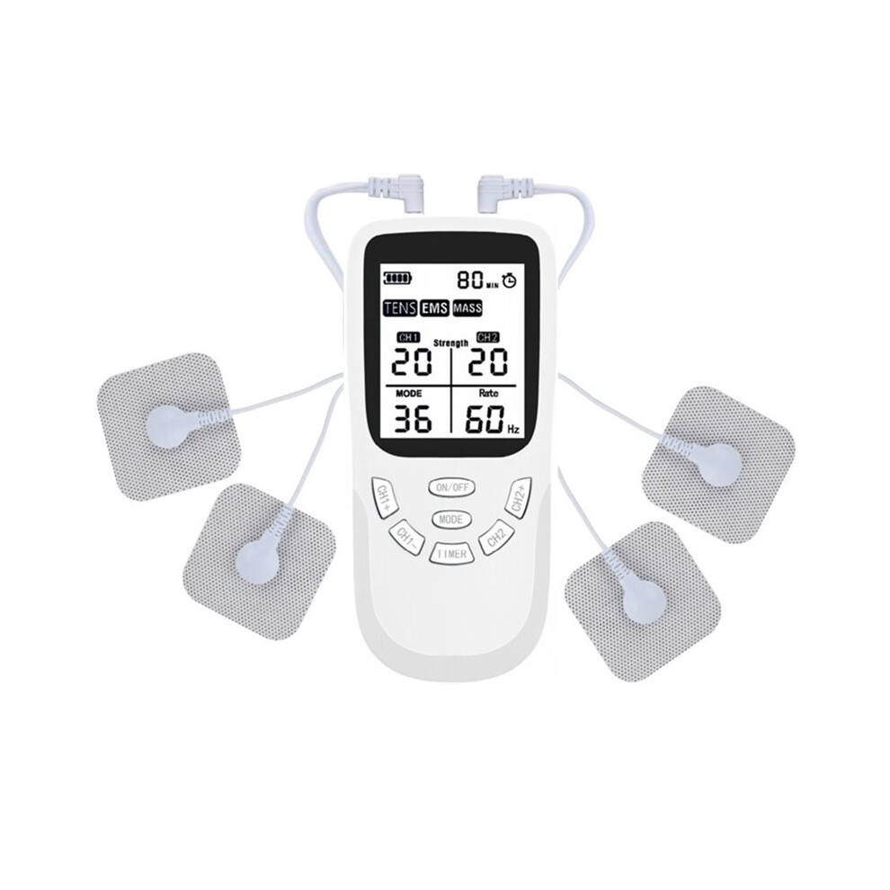 EMS Electric Muscle Therapy Stimulator 36 Modes Unit Machine Meridian Physiotherapy Pulse Abdominal Body Massage