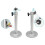 Deckenhalterung – TBEST – Universal – Verstellbar – Aluminium – Silber 2