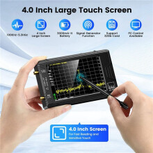 2X Ultra 4Inch Spectrum Analyzer Handheld TINY SA Frequentie Analyzer 100KHz-5.3GHz Voeg 32GB Kaart Netwerktester Toe