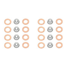 2X Kit de Joint D'Injecteur Joint D'Injecteur 19077-53650 15841-53622 15221-94020 pour D1105 V2203 D905 D1005 V3300 V3600