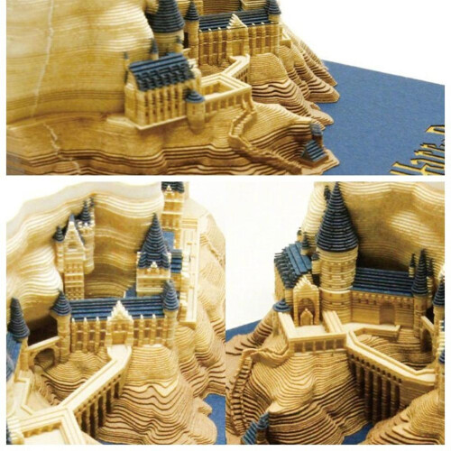 3D Paper Note Art Building Block 2
