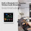 4 Inch Wall Amplifier Embedded Central Control Screen   Music Panel USB TF Card Reader 25W 4