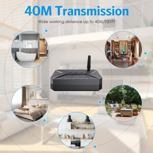 Bluetooth-Audioadapter, 3-in-1-Bluetooth-Funkempfänger, Bluetooth 5.0-Empfänger und -Sender 2