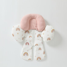 (Pink)Baby Kinderwagen Kissen mit dicker Polsterung und Oxford Bezug für den täglichen Gebrauch