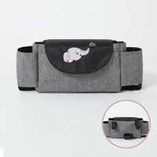 (Elephant)Baby Kinderwagen Aufbewahrungslösung Tasche mit Bären Stickerei Design für den täglichen Gebrauch