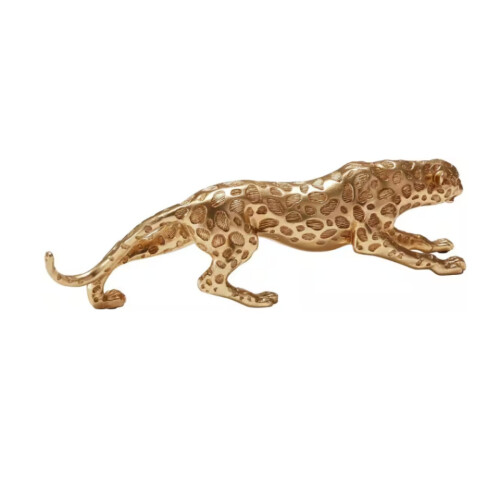 Lifelike Leopard Decorative Ornament — Cheetah Decor Piece 2