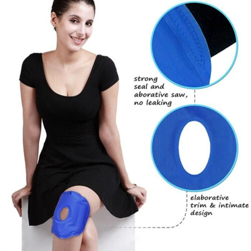 OMABETA Gel-Knie-Eispackung, Wärme- oder Kältekompresse, Sportbandage, Blau 1