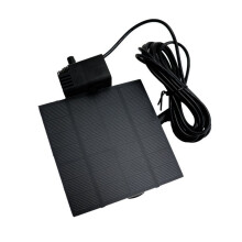 Kit de Panneau D'Alimentation pour -Pompe Solaire de Fontaine, Pompe à Eau Solaire pour Bassin de Jardin, Bain D'Oiseaux Extérieur, Terrasse,