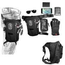 Gürteltasche – Noname – Tragbar – 1680D Oxford-Gewebe – Wasserdicht – Schwarz