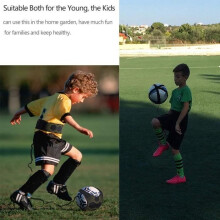 Verstellbarer Solo-Kicktrainingsgürtel, elastisches Band für Fußballtraining, Fußball-Kicktrainer für Kinder und Erwachsene