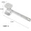Fleischklopfer – MOOHOP – Doppelseitiger Hammer – Edelstahl – Ergonomisch – 19 x 4,5 cm 4