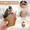 Cupcake-Förmchen – YNKKVRE – Tulpe – 200 Stück – Backpapier – 5 cm Durchmesser 3