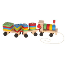 IKONKA Holzeisenbahn-Spielset – Spielzeug – Unisex – ab 3 Jahren