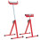 Costway 2-Pack Folding Roller Stands Roller Heads & Edge Guides For Table Saw 10
