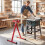 Costway 2-Pack Folding Roller Stands Roller Heads & Edge Guides For Table Saw 9
