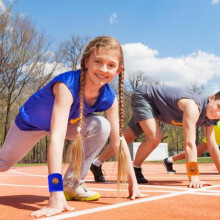 Sportpolsbandjes - 6 stuks - Kinderen - Badstof - Absorberend en ademend