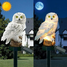 Tuinverlichting op zonne-energie, uilenlamp voor in de tuin, waterdichte LED-zonnelamp, LED-tuinverlichting voor decoratie