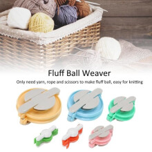 ARAMOX 6-delige pluche ballenweefset, pluche ballenwever, pomponmaker, garenbreiset