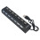 USB 2.0 Hub – SIMPLISIM – 7 Anschlüsse – Ein-/Ausschalter – Kompatibel mit Windows, Mac und Linux – Schwarz 1