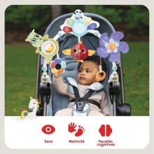 Universele speelboog voor baby's, geschikt voor kinderwagens en speelgoed.