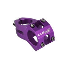 LUNJE Bicycle Stem, Gearaluminum Alloy Fixed Downshift Short Stem, CNC Hollowed-Out for Tube, Mountain Bike Stem C