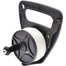 Handheld Duikhaspel van 46 Meter voor Onderwaterduiken, Wrakduiken, Grotduiken en Snorkelen. Zware Uitvoering.
