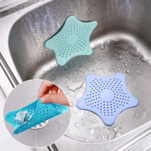 5 stuks haarbeschermers voor in bad en afvoerfilters voor keukenspoelbakken, siliconen douche- en spoelbakfilters in de vorm van een