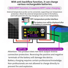 120W Buck Boost Converter Adjustable Regulated Power Supply Module Constant Voltage Constant Current Solar Charging Step