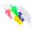 Plastic Whistle Colorful Cheer Referee Whistle with Lanyard (Random Color) 5