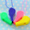 Plastic Whistle Colorful Cheer Referee Whistle with Lanyard (Random Color) 9