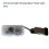 2.4G Sound Light Electronic Tag LED Light Strip for Finding Objects Long Standby 2