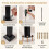 Costway Handrails for Outdoor Steps 3-Step Adjustable Wall-Mounted Stair Hand Rail 9