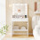 Costway Vanity Desk with Mirror and Lights Modern Dressing Table 3 Lighting Modes 8
