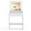 Costway Vanity Desk with Mirror and Lights Modern Dressing Table 3 Lighting Modes 10