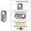 12PCS Wall Mount Hooks, Stainless Steel Hook, Heavy Duty Single Hole Hanger,  Hook T Shape 6