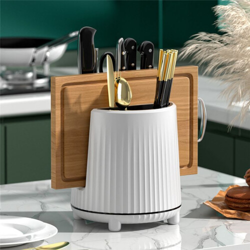 Rotating Knife Rack, Cutlery Rack, Spoon, Chopsticks, Fork Storage Rack Storage Box, Multifunctional Kitchen Storage A 1