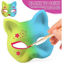 Doe-het-zelfpakket voor kattenmaskers en vossenogen - 4 stuks