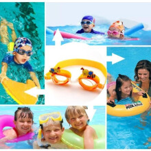 Zwembrillen - Bijendesign - Kinderen - UV-bescherming - Siliconenafdichting - Anti-condens