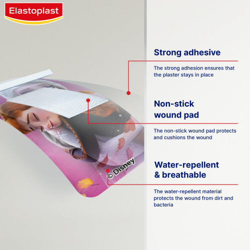 Elastoplast Elastoplast Disney Frozen Plasters, Assorted Sizes (20 Pieces), 1