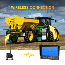 Draadloze Achteruitrijcamera voor RV Truck Trailer, 7" 720P HD Monitor Systeem met Antenne, IP68 Waterdicht, IR Nachtzicht