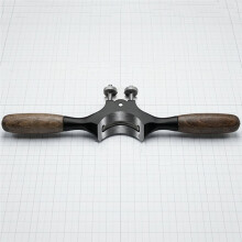 Round Rod Spokeshave Woodworking Hand Plane with Stainless Steel Blade Dual Adjustment Screws for Dowels Wood Turning