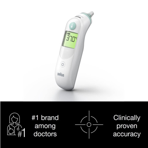 Braun Braun ThermoScan 6 Ear thermometer - Colour-coded Digital Display - ExacTemp Sta 1