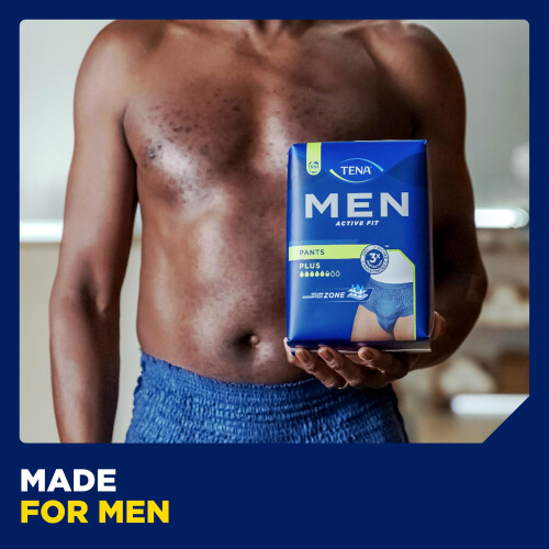 Tena Tena Men Active Fit Pants Plus Size M Pack of 2 1