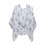 Damessjaal, chiffon sjaal, lange witte sjaal, bruidssjaal 3