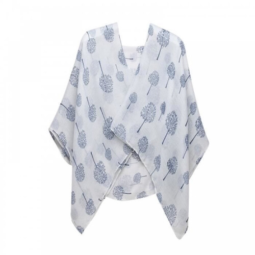 Damessjaal, chiffon sjaal, lange witte sjaal, bruidssjaal 2