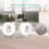 2 stuks Bluetooth binnenthermometer/hygrometer, mini binnenthermometer, thermometer/temperatuursensor 1