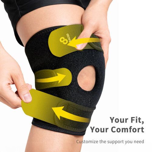 Bracoo BRACOO Adjustable Compression Knee Support with Patellar Pad for Men 2